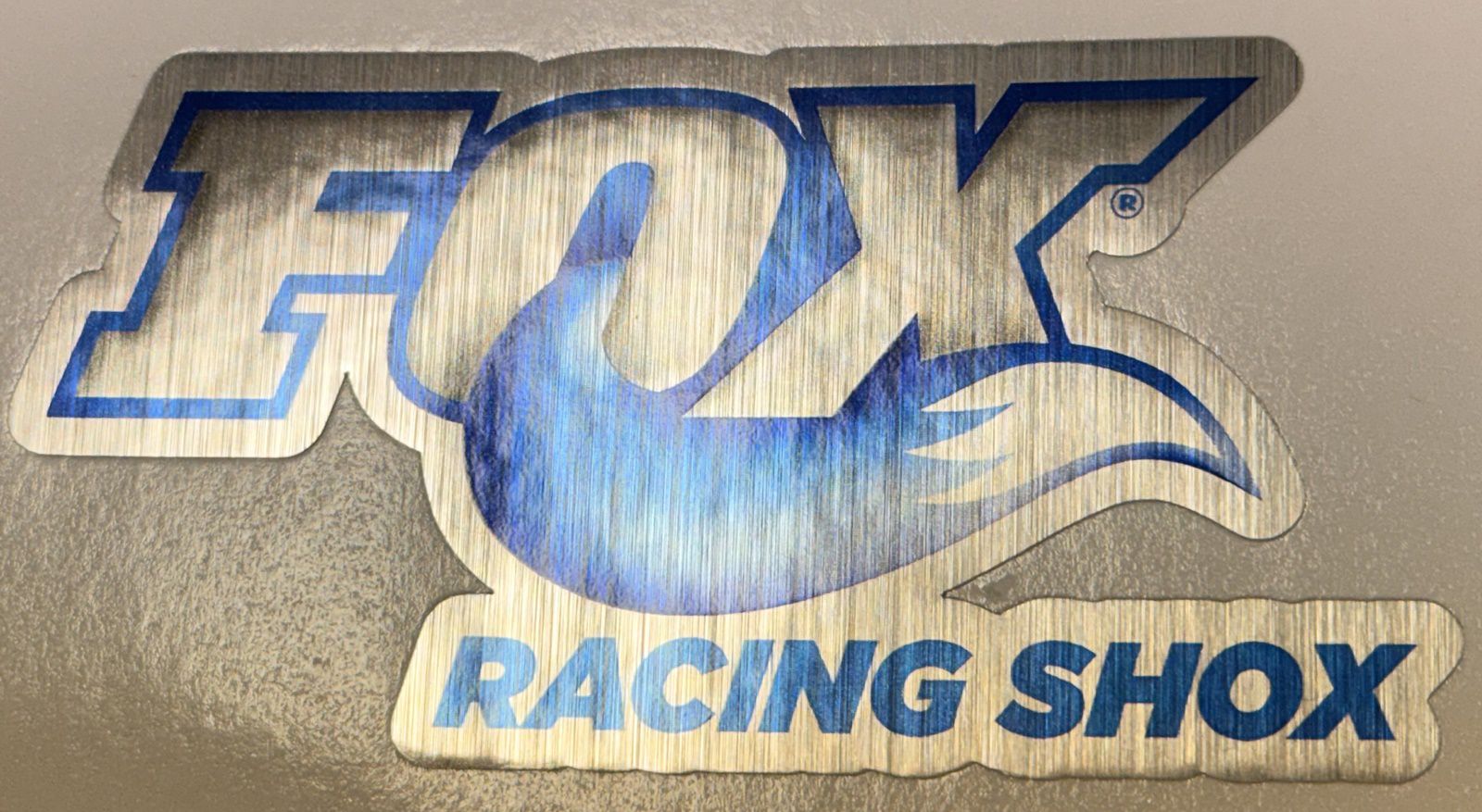 Custom Brushed Aluminum Decals