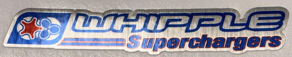 Custom Brushed Aluminum Decals