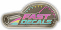 Custom Gold Chrome Decals