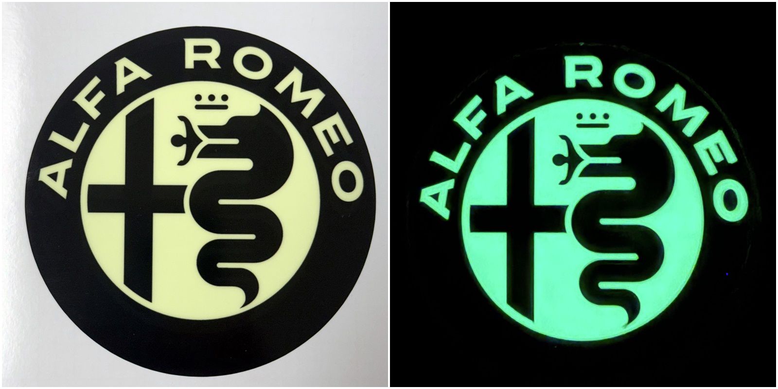 Custom Glow In The Dark Decals